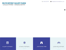 Tablet Screenshot of bluerivervalleyfarm.com
